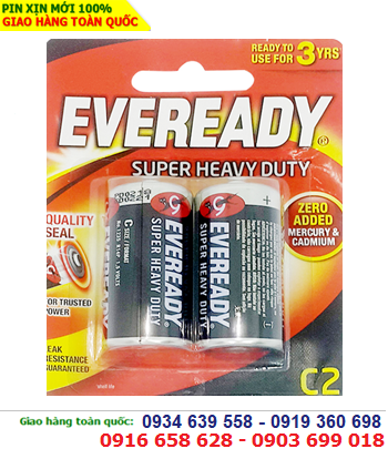 Eveready 1235-BP2; Pin trung C 1.5v Eveready 1235-BP2 Heavy Duty _Singapore